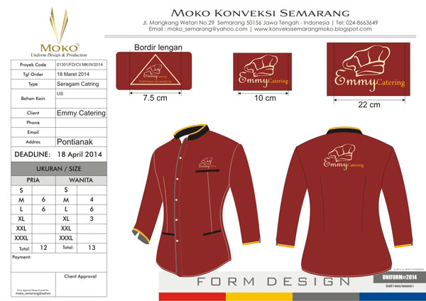 Baju Seragam Catering