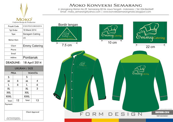 Baju Seragam Catering